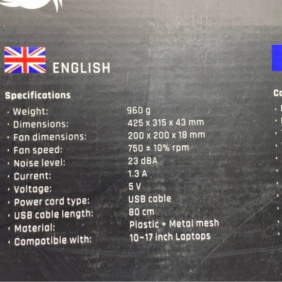 MXSOLD KLIM™ Ultimate + Laptop Cooling Stand with RGB Backlighting - Picture 5 of 9